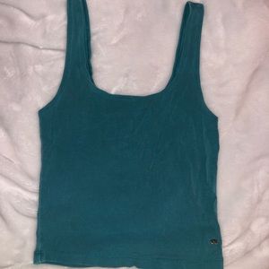 Turquoise Blue Tank Croo Top from American Eagle